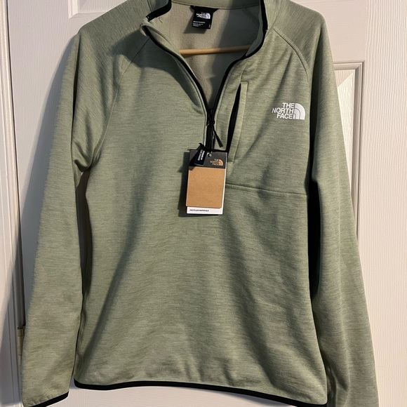The North Face Men's Canyonlands Half Zip Pullover Tea Green Heather Size Small - Picture 4 of 6